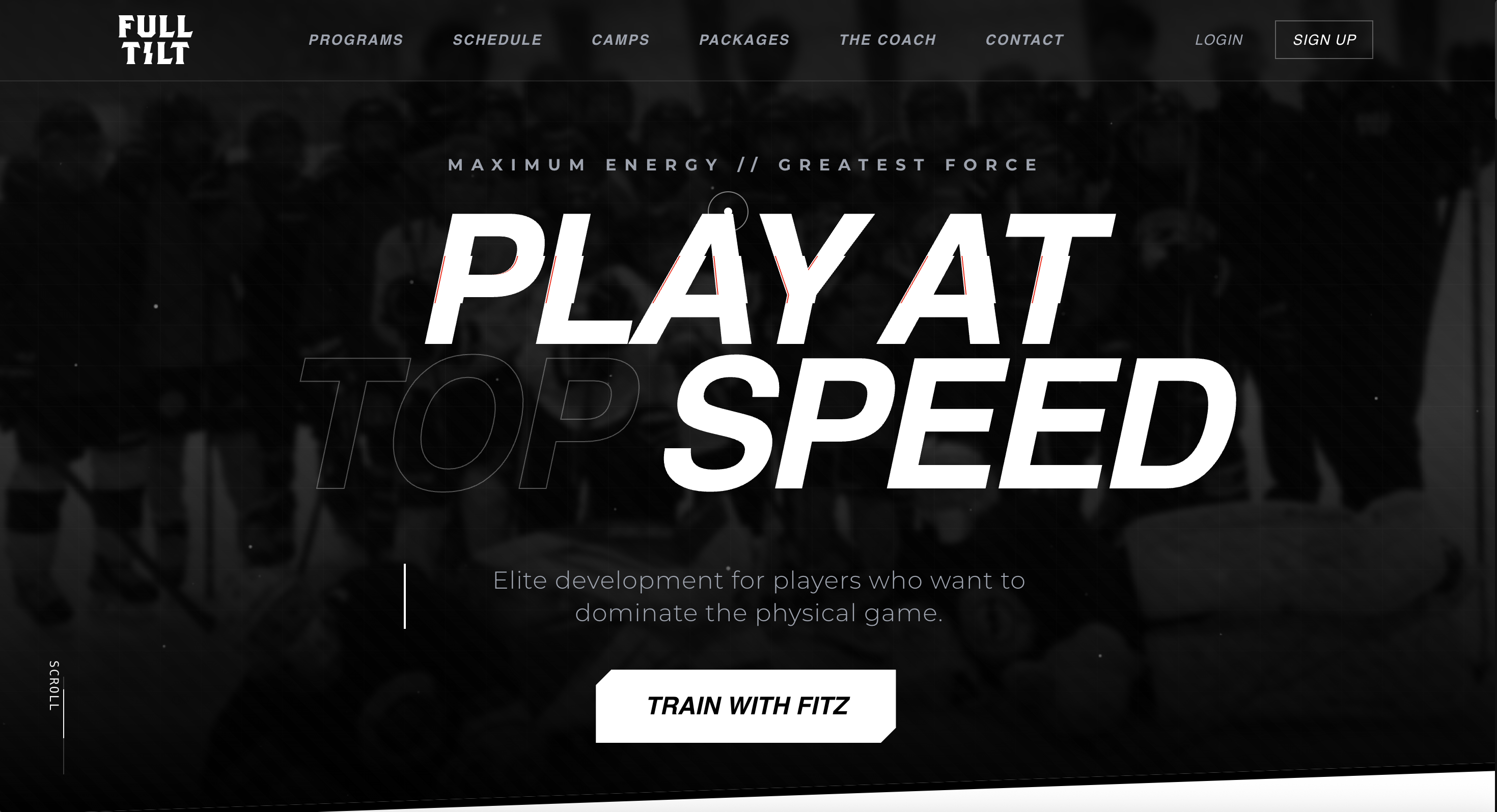 Full Tilt Hockey Platform